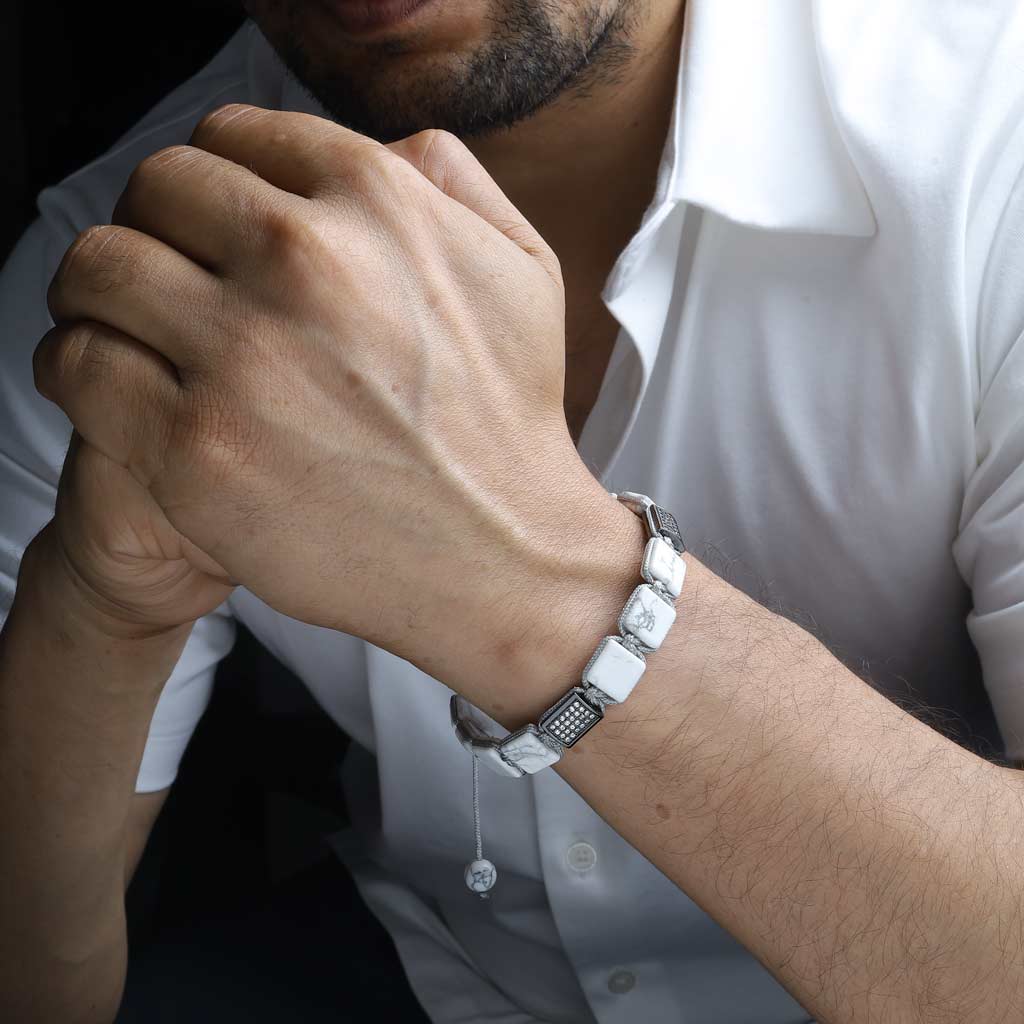 Flatbeaded Bracelet for Men