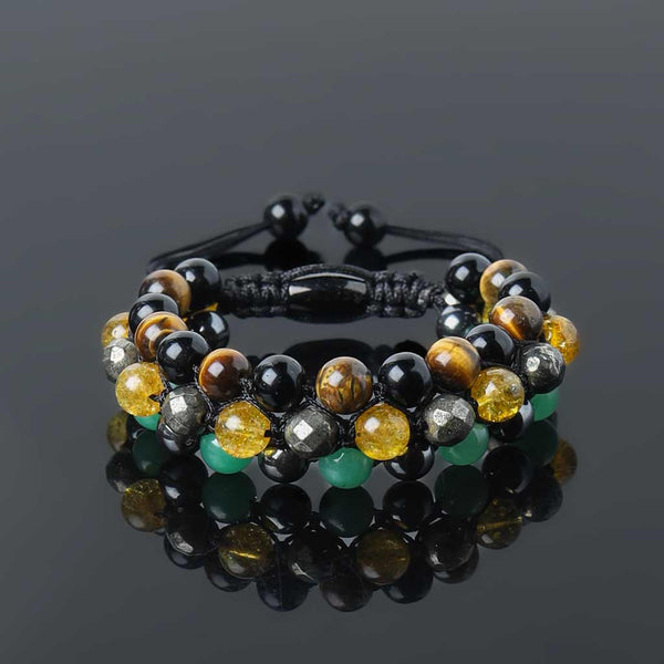 Overflowing Fortune & Glory Natural Healing Stones Bracelet