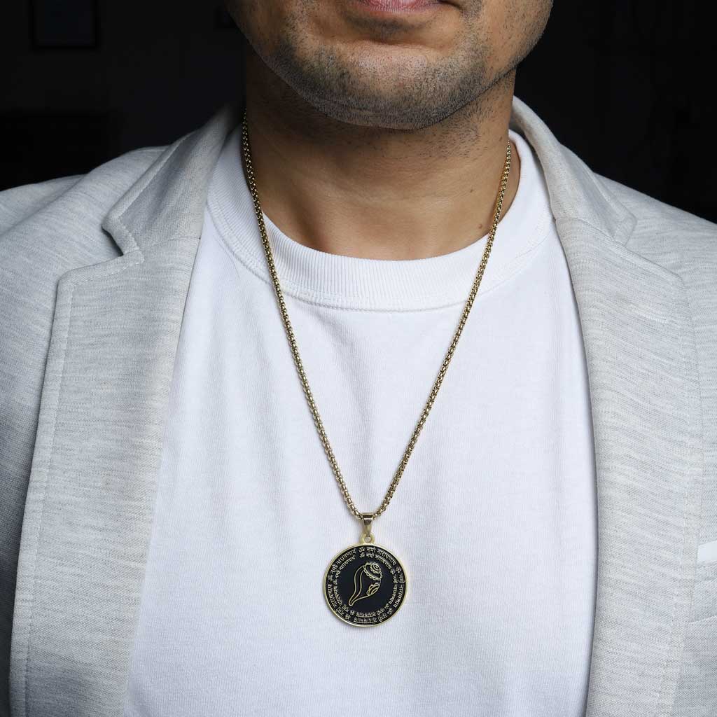 The Omnipotent Om Namo Narayana Pendant Necklace