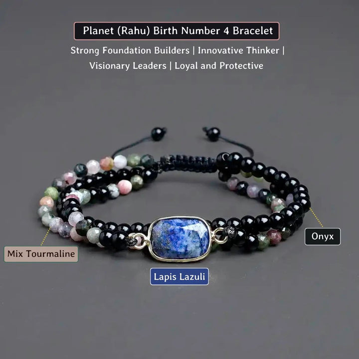 Ruling Number 4 Bracelet