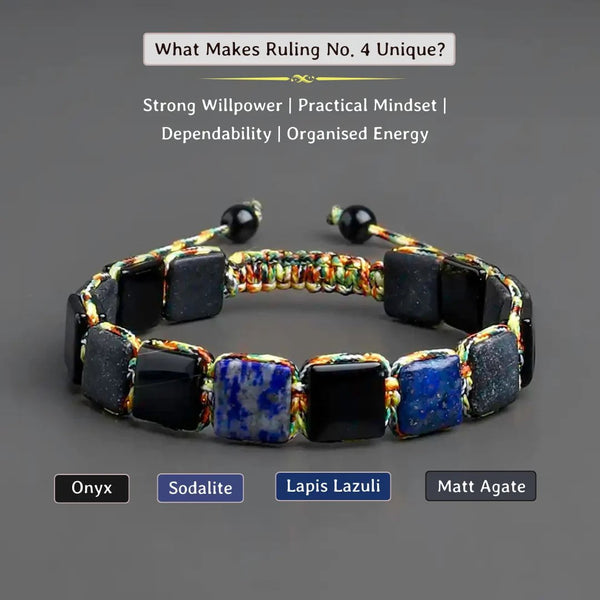 Ruling Number 4 Bracelet