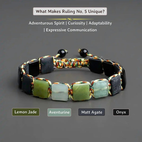 Ruling Number 5 Bracelet