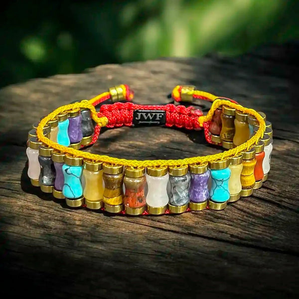 7 CHAKR tiger eye bracelet