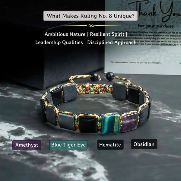 Ruling Number 8 Bracelet 