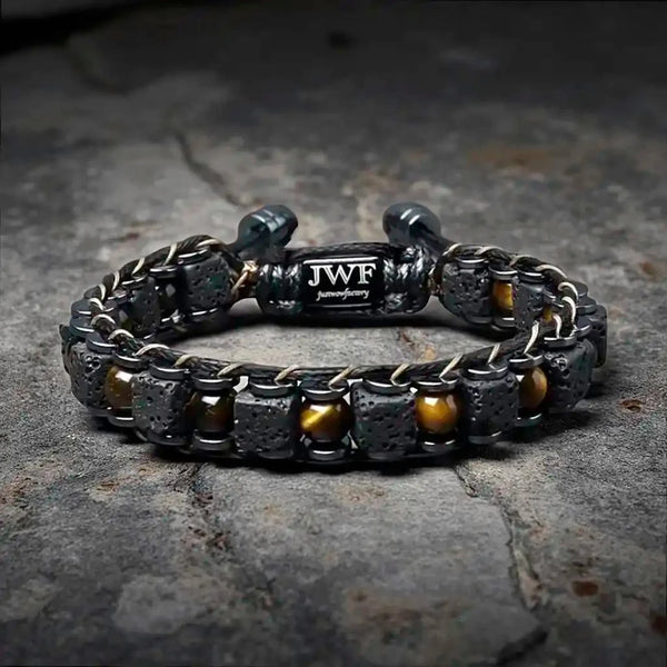 A Benevolent Soul Lava Tiger Eye Bracelet