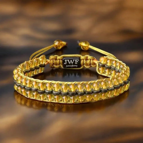 Abundance Maker Citrine Pyrite Bracelet