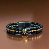 The Affluent Blessing Sriyantra Hematite Obsidian Bracelet