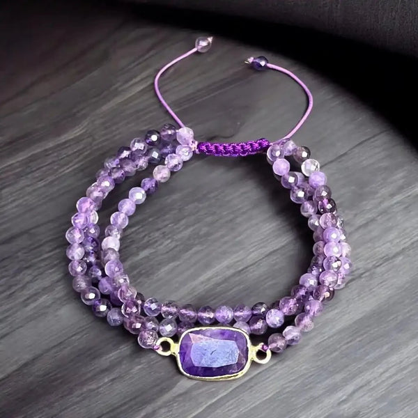 Purposeful Quest Amethyst Bracelet