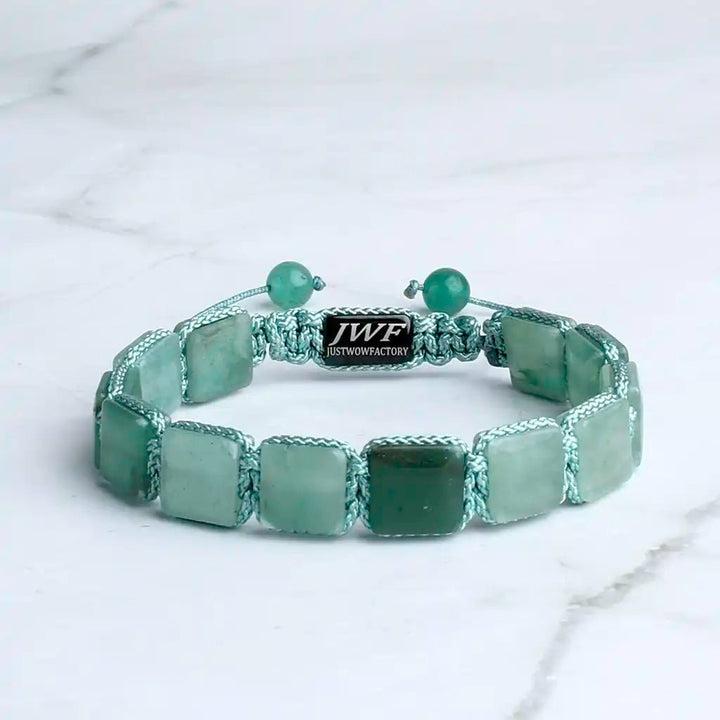 Flat bead Aventurine Bracelet