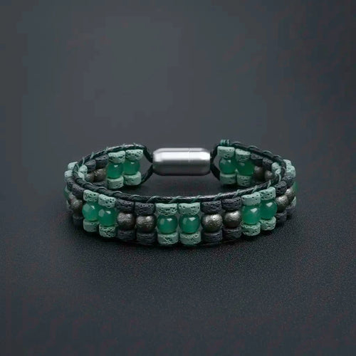Opportunity Seeker Pyrite Aventurine Bracelet