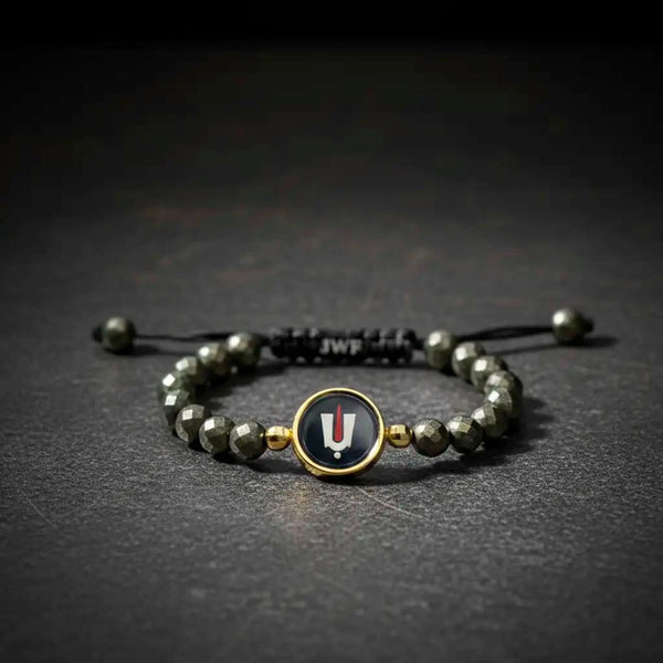 A Golden Opportunity Shri Tirupati Balaji Pyrite Thread Bracelet