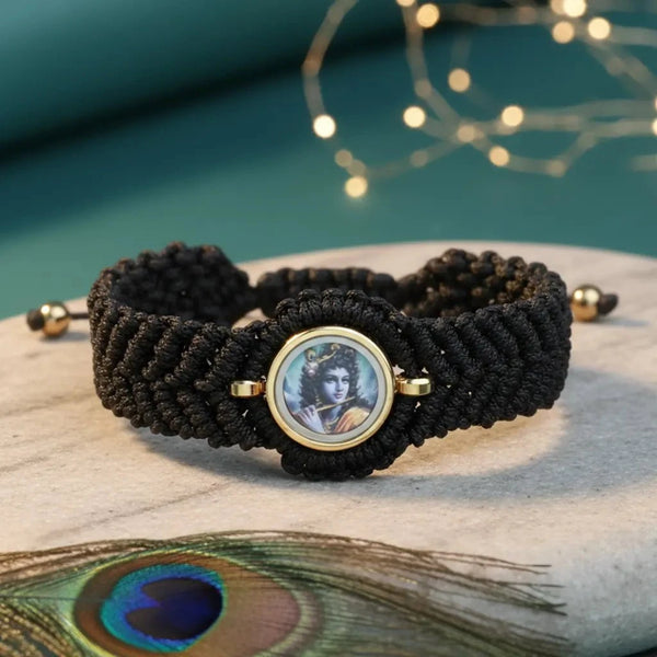 Krishna, the True Preacher of Karma – Threaded Bracelet
