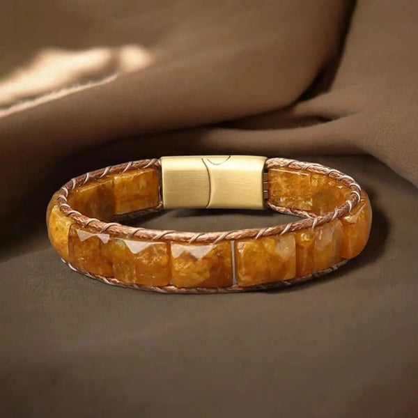 Envision Your Rise Citrine Wristband Bracelet
