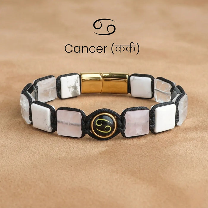 Cancer Serenity Zodiac Bracelet – Intuition, Love & Emotional Strength Ruled By Moon