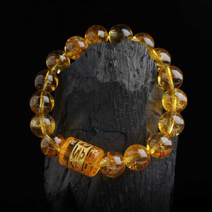 JWF Road  To Self Abundance  Tibetan Citrine Bracelet