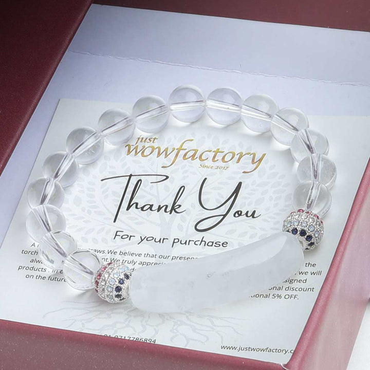 Clear Quartz bracelet for women