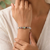 The Focused & Clarity Fluorite Quartz Bracelet