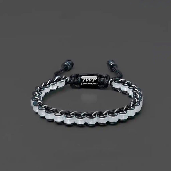 The Master Balancer Crown Chakra Clear Quartz Bracelet