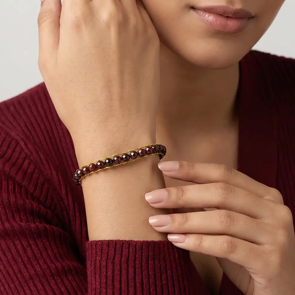 Inner Fire | Courage & Drive Bracelet (Garnet)