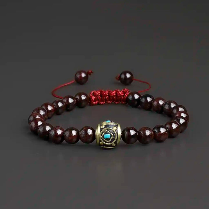 Red garnet bracelet