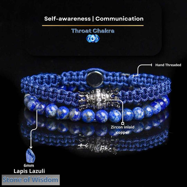 Lapis Lazuli Threaded Bracelet