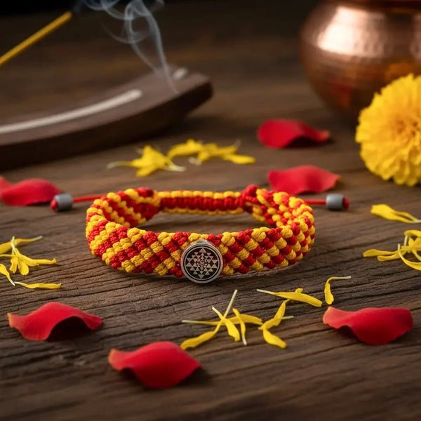 Eternal Blessing Sriyantra Kalawa Bracelet