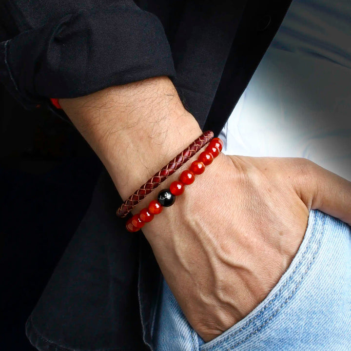 Hanuman carnelian bracelet