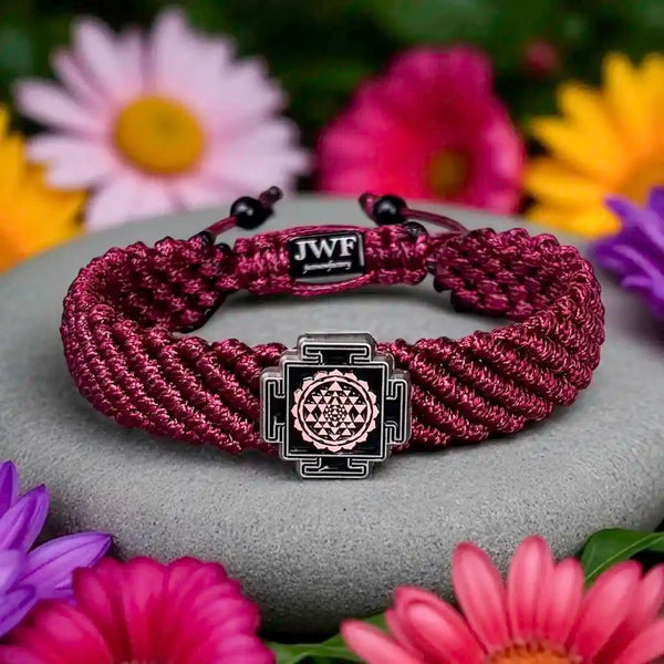 sriyantra thread abundance bracelet