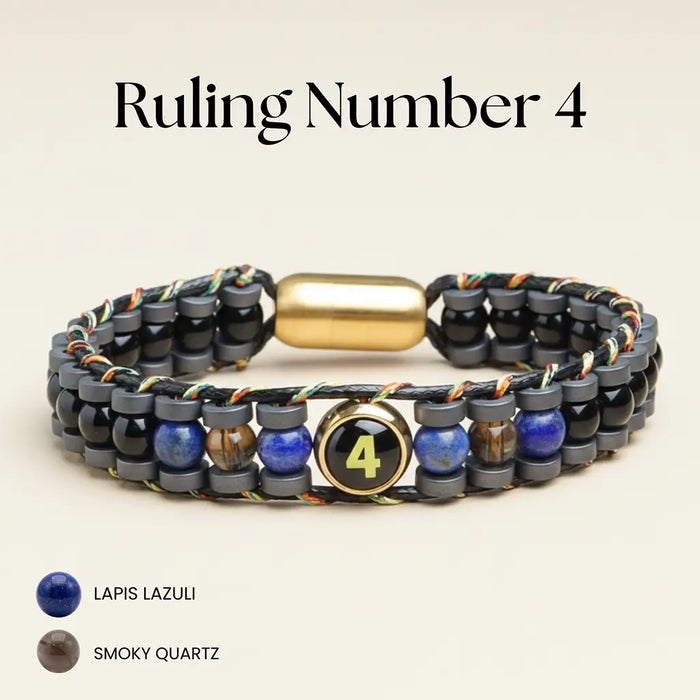 Ruling Number 4 Signature Bracelet