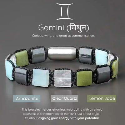 Gemini Adaptability Zodiac Bracelet – Clarity, Versatility & Mental Agility
