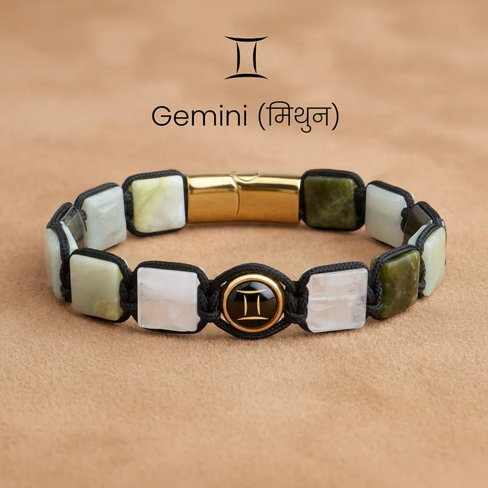 Gemini Adaptability Zodiac Bracelet – Clarity, Versatility & Mental Agility