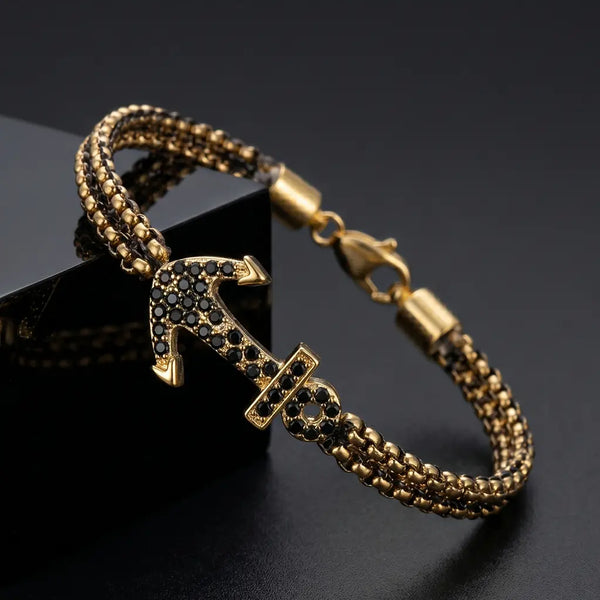 The Midnight Anchor Chain Bracelet