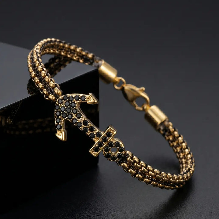 The Midnight Anchor Chain Bracelet