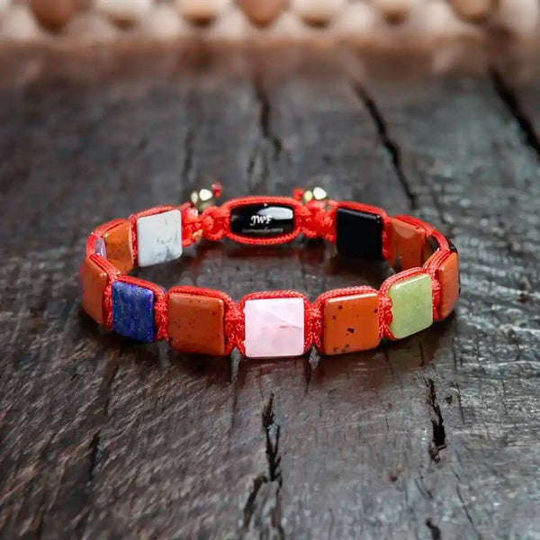 Jasper 7 chakra bracelet