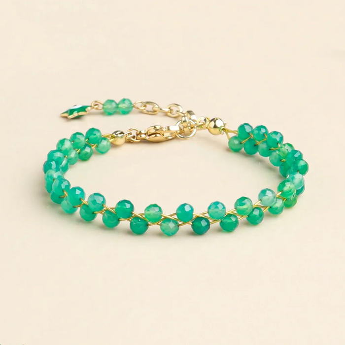 True Affirmation Green Jade Bracelet