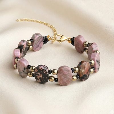 Heartfelt Connection Rhodonite Bracelet