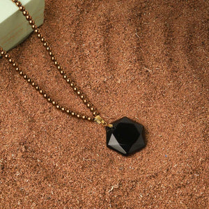 JWF Deeper illumination Tiger Eye, Amethyst, Howlite & Obsidian  Hematite Necklace