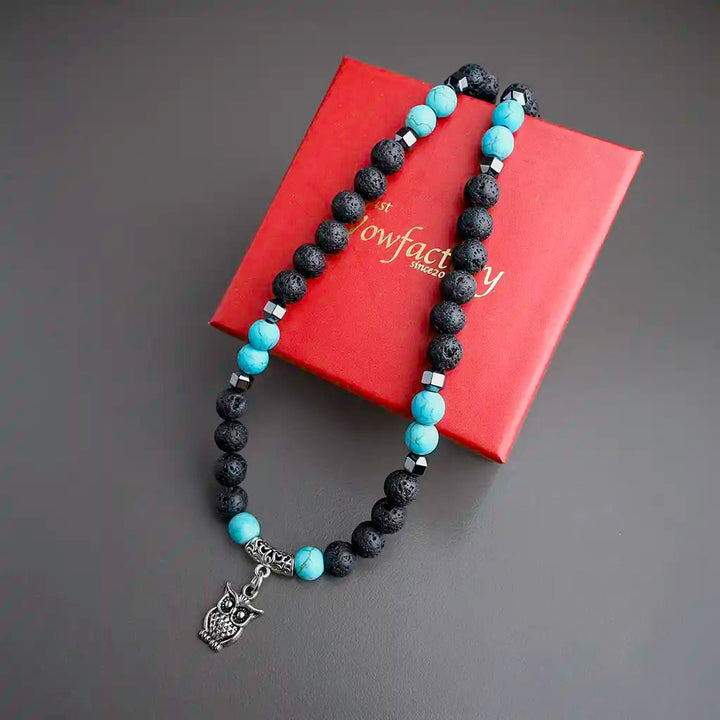 mens turquoise pendant