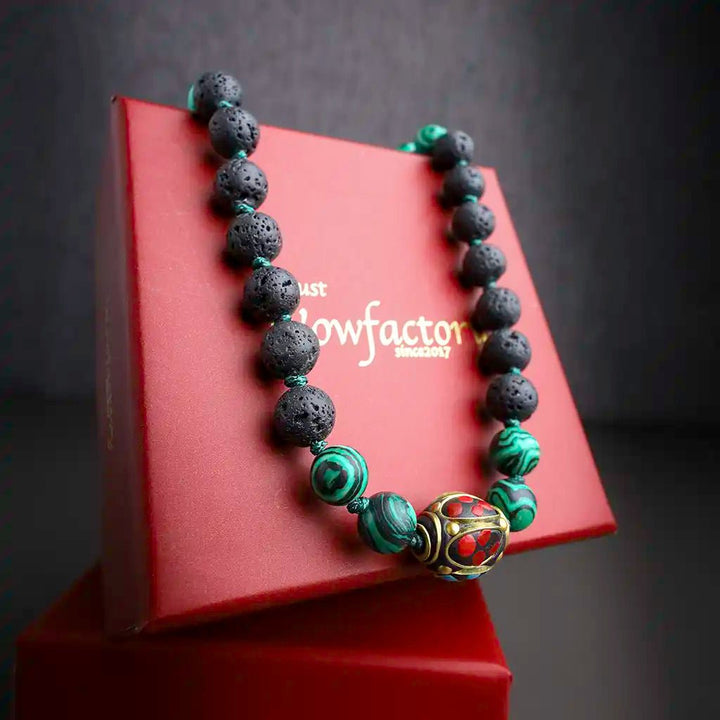 malachite jewelry necklaces