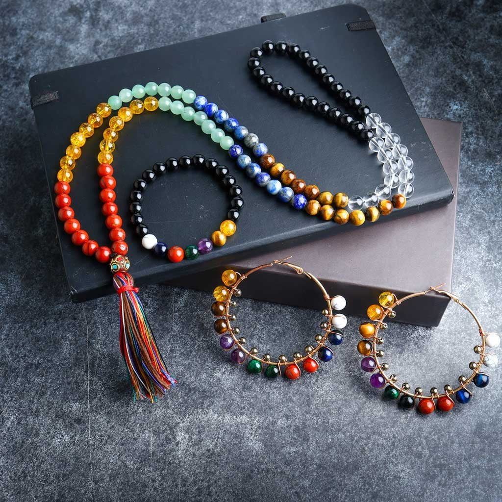 Pristine Vibrance 7 Chakra Jewelry Set