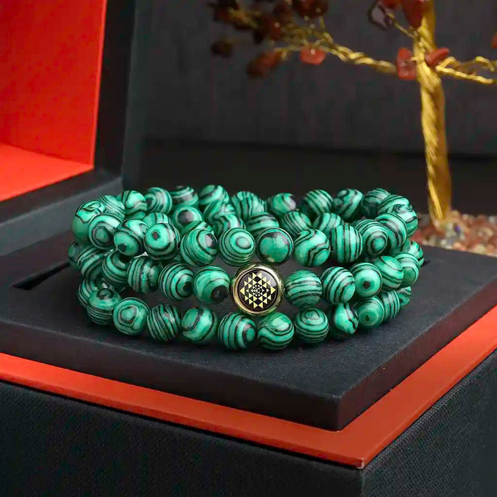 Malachite jewelry