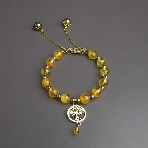 Road  To Self Abundance Citrine Bracelet