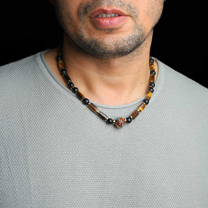 mens tribal necklace