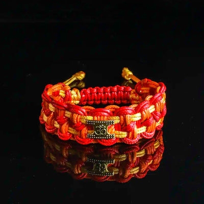 Strong Individual Kalawa Thread Inspired Aum Bracelet