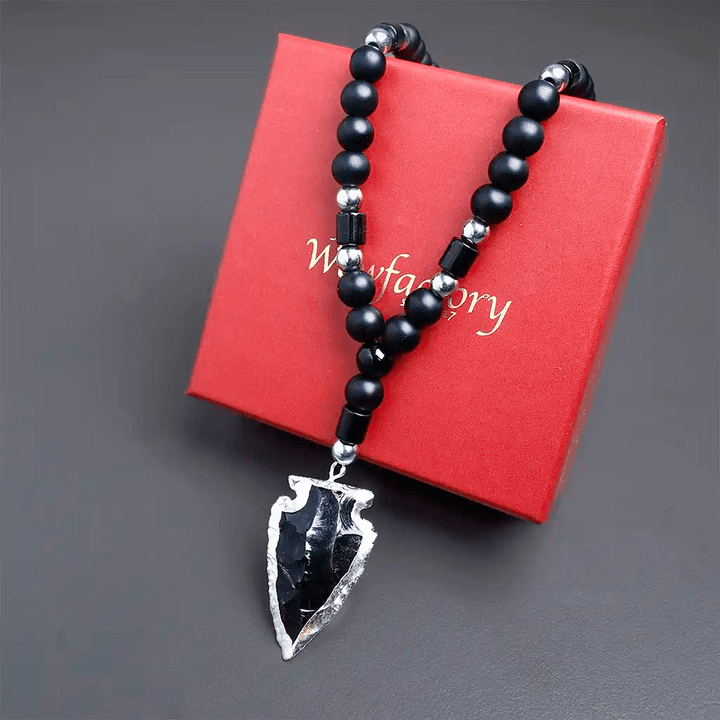 Obsidian Necklace for Men