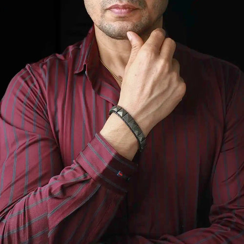 The Wealth Creator  Premium Flat bead Pyrite Bracelet