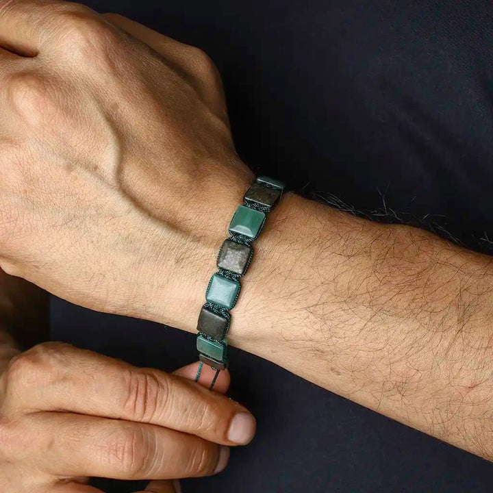 Men's crystal bracelet