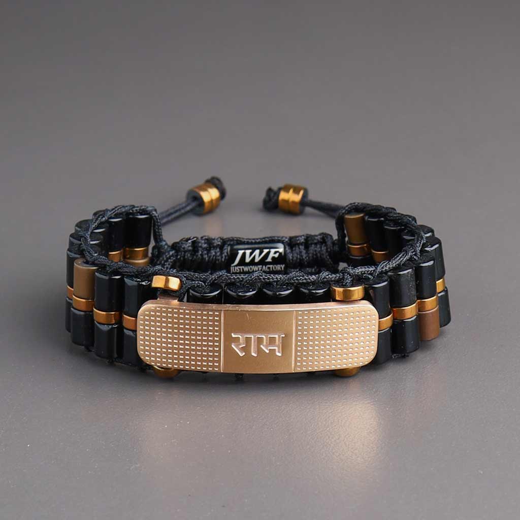 [ LIMITED EDITION ] Believing In Karma  Sri Ram Obsidian Bracelet