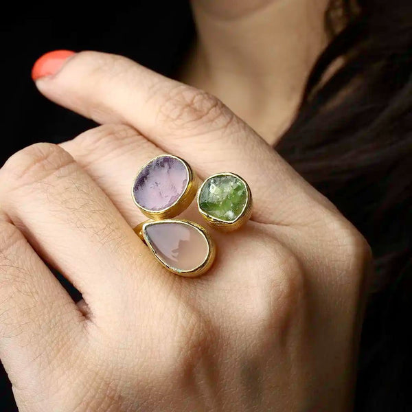 Infused With Radiance Chakra Rings