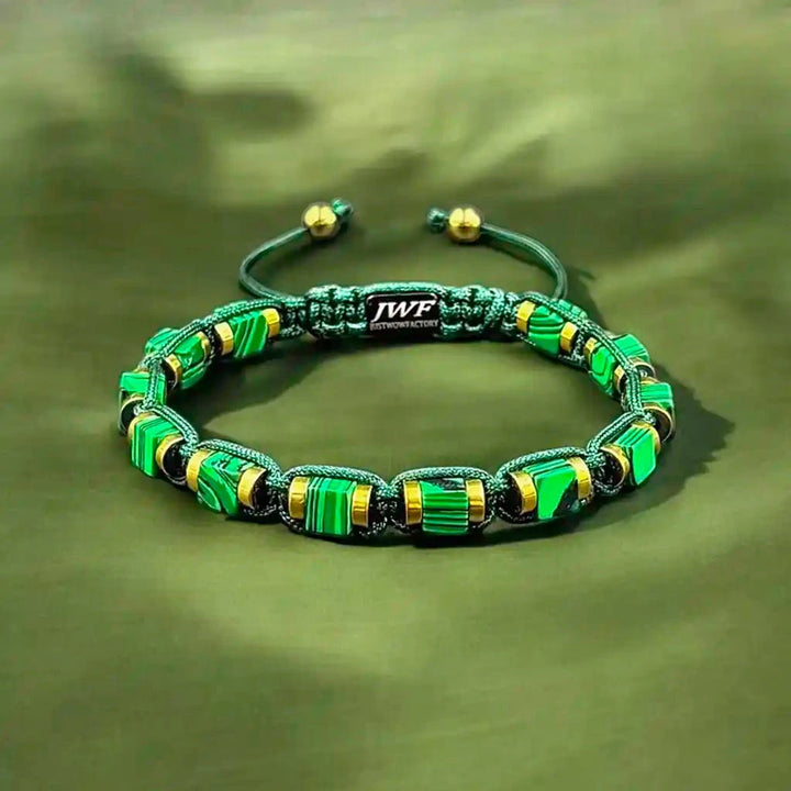 green stone bracelet